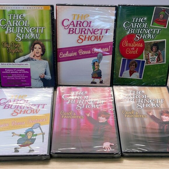 The Carol Burnett Show DVD Lot of 6 This Time Together Christmas Carol Favorites - Picture 1 of 8